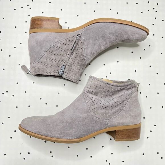 🌱 Paul Green 🌱 Addison short booties boot suede beige light brown like new 9,5 - Picture 2 of 12